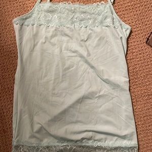 Lite blue/ teal dressy tank top